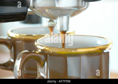 macchina per il caffè Foto Stock