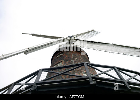 Il mulino a vento di verdi in Sneinton, Nottingham. Tower Mill costruito nel 1807 Foto Stock