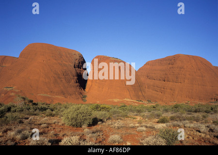 Kata Tjuta, l'Olgas, Uluru-Kata Tjuta National Park, il Territorio del Nord, l'Australia Foto Stock