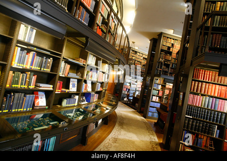 La libreria nel Rito Scozzese tempio, Washington DC, Stati Uniti, STATI UNITI D'AMERICA Foto Stock