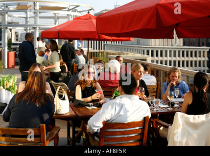 Beacon Hotel Bar sul Tetto, Washington DC, Stati Uniti, STATI UNITI D'AMERICA Foto Stock