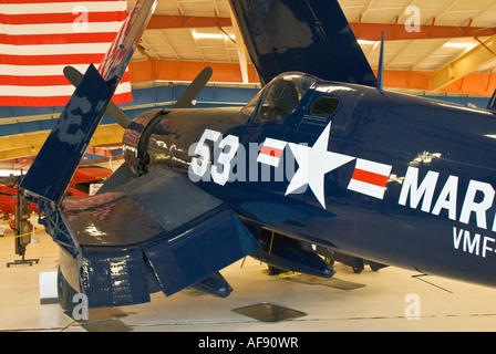 Nuovo Messico Santa Teresa guerra museo delle Aquile Chance Vought F4U Corsair Foto Stock