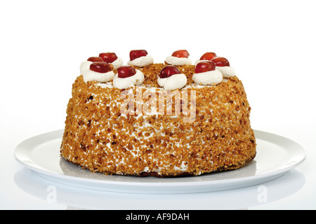 Corona di Francoforte torta, close-up Foto Stock