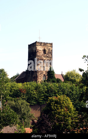 Sant Agostino è la Chiesa, Dodderhill, DROITWICH, WORCESTERSHIRE, England, Regno Unito Foto Stock