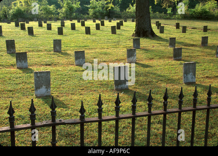 Georgia Peach state, la Grange Confederate Cemetery 300 Guerra civile, Union, Blue, Grey, soldati sepolti qui GA022, GA022 Foto Stock