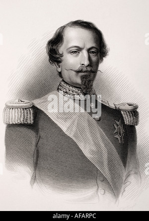 Napoleone III chiamò anche fino al 1852, Luigi Napoleone. Nome Completo Charles Louis Napoleon Bonaparte Foto Stock