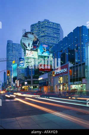 Yonge Street Toronto Ontario Canada Foto Stock