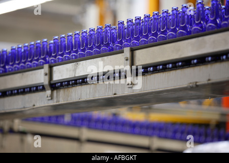 Brauerei C un Veltins GmbH und Co la bottiglia di birra impianto di smistamento Foto Stock