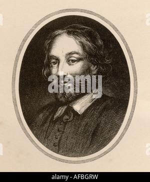 Sir Thomas Browne 1605 1682 autore inglese Foto Stock