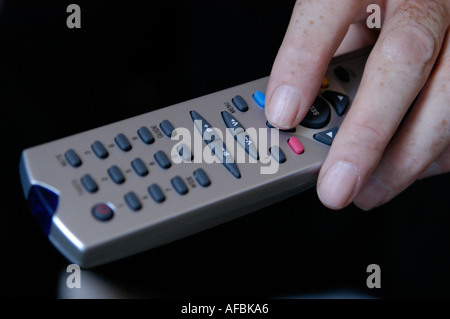 Telecomando per tv o dvd Foto Stock