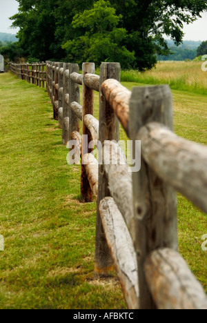 Linea di recinzione, STATI UNITI D'AMERICA, verticale Foto Stock