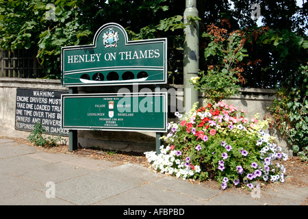 L'Henley on Thames segno. Foto Stock