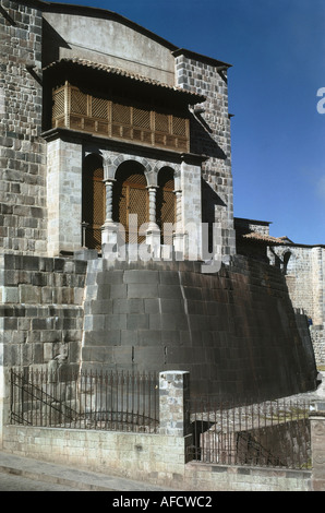 Geografia / viaggio, Perù, Cuzco, chiesa del Monastero di Santo Domingo, coro, costruito sulla rovina del Tempio di Coricancha (Tempio del Sole, distrutto 1536) del Inca, Foto Stock