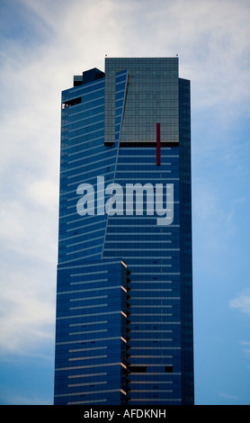 Verticale dell'edificio più alto grattacielo in Melbourne, Australia Foto Stock