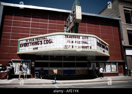 Il marchese di Traverse City film festival in un film a casa Foto Stock