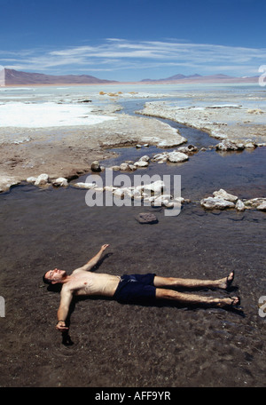 Hot Springs - Termas de Polques, Potosi, Bolivia Foto Stock