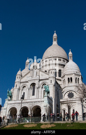 Il Sacre Coeur di Montmartre Parigi Francia 2007 Foto Stock