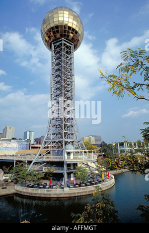 Elk217 2758 Tennessee Knoxville Sunsphere Foto Stock