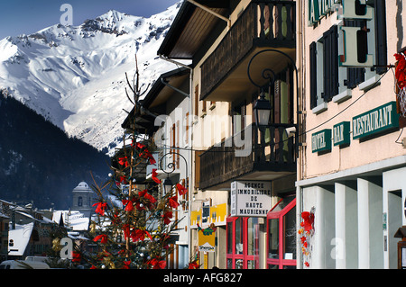 Val Cenis, Francia in inverno Foto Stock