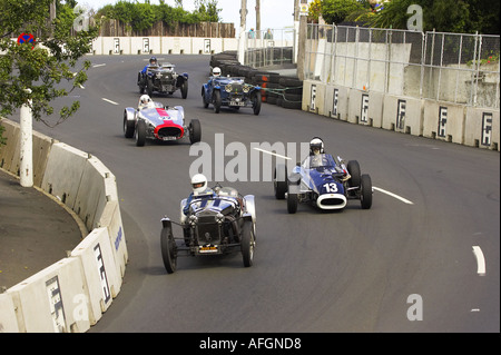 Fraser Nash 1926 ACE III 1956 Lycoming NZ 1956 Speciale e Fraser Nashes Classic Street Racing Dunedin Isola del Sud Foto Stock