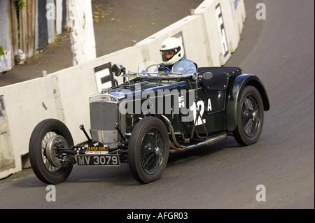 Fraser Nash TT 1932 Replica Classic Street Racing Dunedin Isola del Sud della Nuova Zelanda Foto Stock