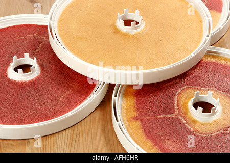 Essiccazione frutta Foto Stock