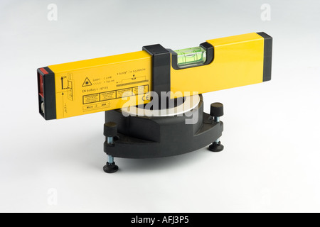 Un laser Livella per definire linee di livello Foto Stock