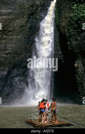 Cascate di Pagsanjan, Laguna, Santa Cruz, Filippine Foto Stock