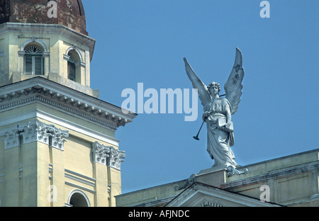 Dettaglio della Cattedrale di Santiago Santiago de Cuba Catedral de Santa Ifigenia Cuba Foto Stock