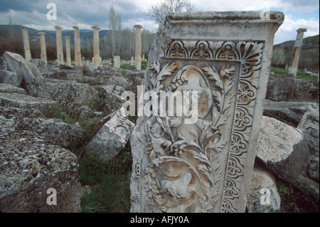 Turchia,Turco,Europa sudorientale,europea,Unione europea,UE,E.U.,Asia occidentale,Impero Ottomano asiatico,Medio Oriente,Est,Afrodisia,bagni di Adriano,rui Foto Stock