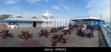 Llandudno Pier Clwyd North Wales UK Europa Foto Stock