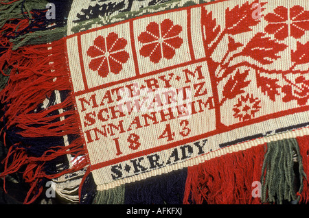 PA olandese stile amish quilt antichi Foto Stock