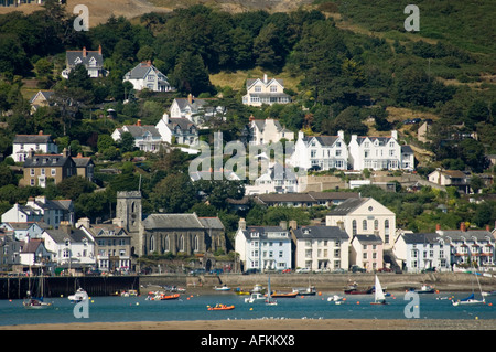 Aberdyfi gwynedd Nord Galles snowdonia da Ynyslas beach e sabbie, Borth Ceredigion nel Galles Foto Stock