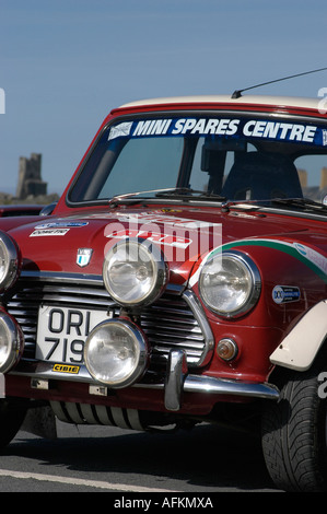 Red Mini Cooper auto Foto Stock
