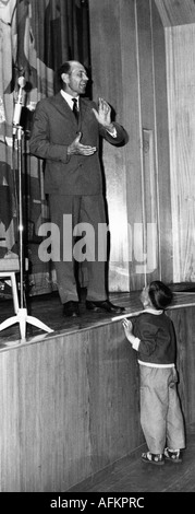 Zatopek, Emil, 16.9.1922 - 22.11.2000, atleta ceco (maratona), in occasione di un evento, 17.8.1965, Foto Stock