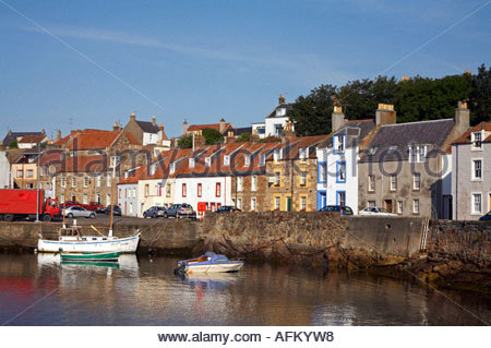 St Monans harbour Fife, Scozia Foto Stock