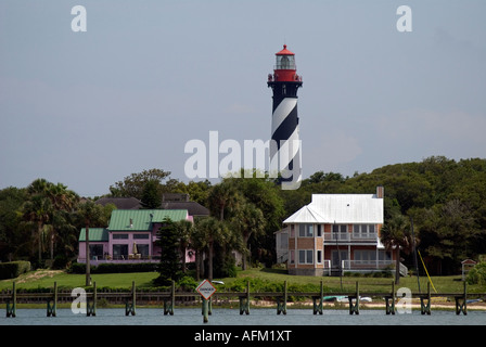 Sant'Agostino faro sull isola di Anastasia Sant Agostino Florida Foto Stock