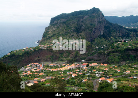 Penha de Aguia. Faial. Foto Stock