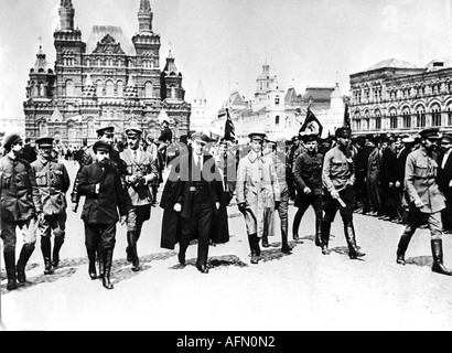 Lenin (Vladimir Ilyich Ulyanov), 22.4.1870 - 21.1.1924, politico russo, Presidente del Consiglio dei popoli Commissari 26.10.1917 - 21.7.1924, , Foto Stock