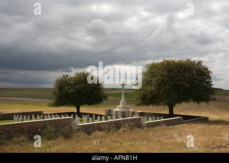 Il punto 110 vecchio cimitero militare della Somme Picardia Francia Foto Stock