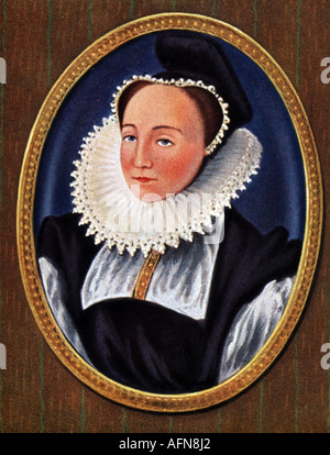 Mary i of Scotland (Mary Stuart), 8.12.1542 - 8.2.1587, Regina degli scozzesi 1561 - 1568, ritratto, 19th secolo, Foto Stock