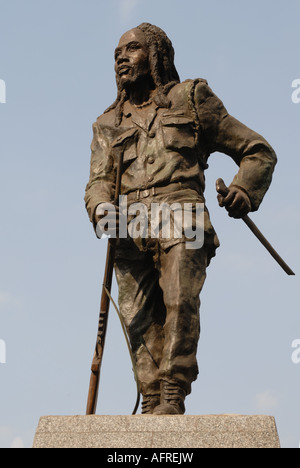 Statua di Dedan Kimathi Freedom Fighter Nairobi Kenya Africa orientale Foto Stock