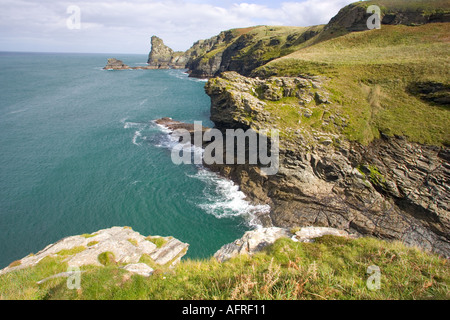 Bossiney Haven North Cornwall Regno Unito Settembre Foto Stock