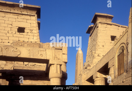 La Moschea di Abu'l Haggag nel Tempio di Luxor Foto Stock