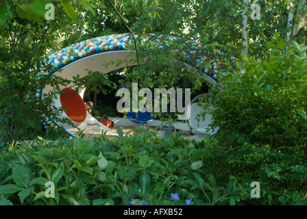 Un Eden suburbana a Chelsea Flower Show 2004 Foto Stock
