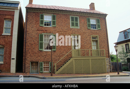 LEXINGTON Virginia STATI UNITI D'AMERICA AGOSTO LA Stonewall Jackson House è stata la sola casa Confederate General Jackson mai posseduto Foto Stock