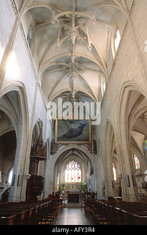 Eglise Saint Jacques Le Treport Normandia Francia Foto Stock