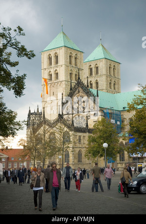 St Pauls Cathedral in Munster Germania Foto Stock