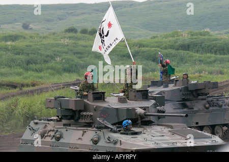 Tipo 89 fanteria corazzata veicolo combattimenti di massa in Giappone Self Defence Force Foto Stock