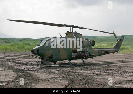 Giappone terra Self Defence Force AH-1 elicottero Cobra Foto Stock